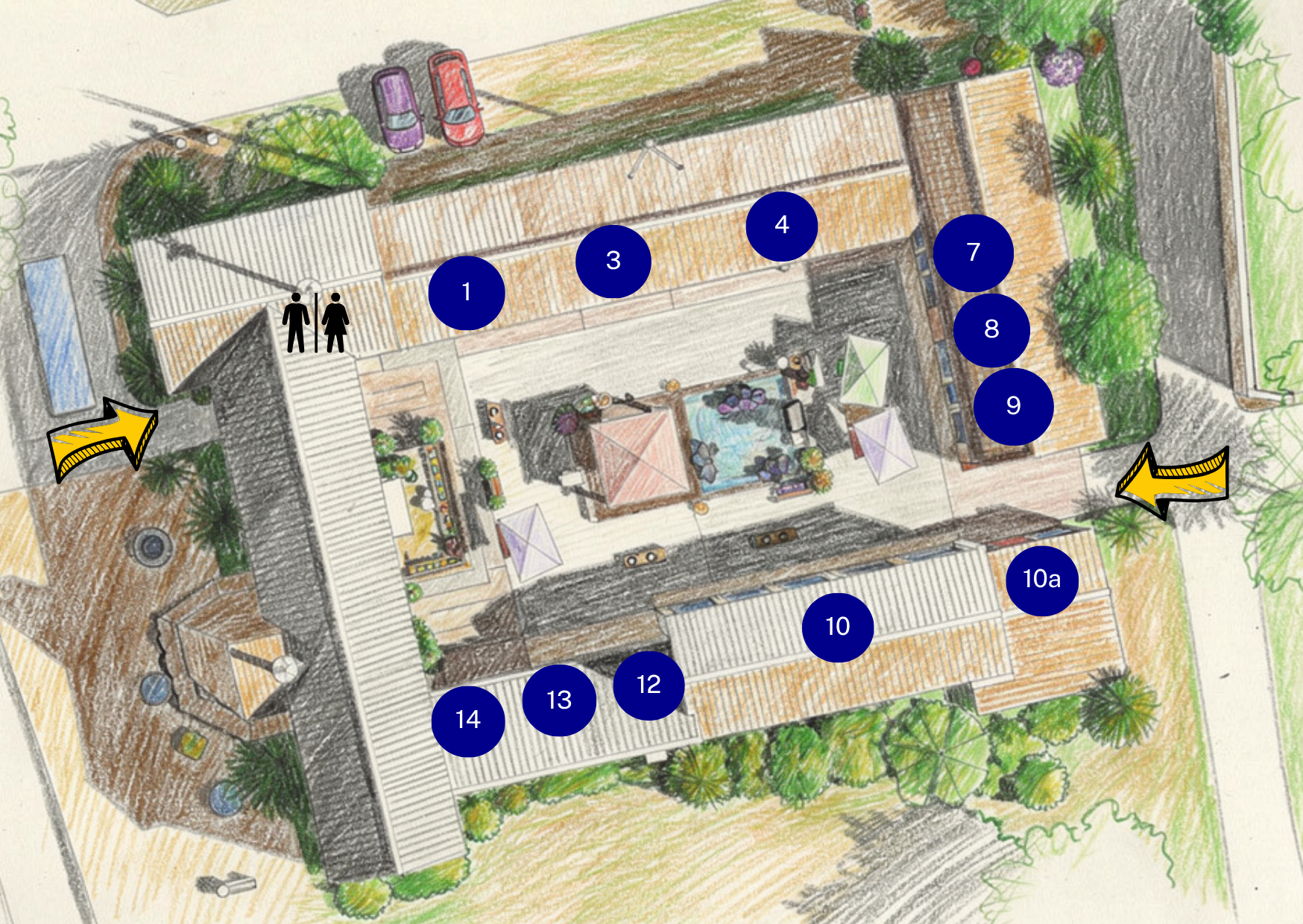 Courtyard map